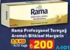 RAMA PROFESYONEL TEREYAĞ AROMALI BİTKİSEL MARGARİN 2,5 KG